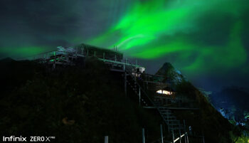 Viral! Penampakan Mirip Cahaya Aurora Tertangkap oleh Infinix Zero X di Tumpeng Menoreh Yogyakarta