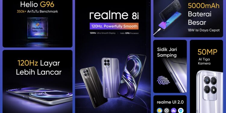 Fakta Menarik realme 8i yang Harus Kamu Tahu: Smartphone 120Hz yang Paling Terjangkau Tersedia di Seluruh Indonesia Mulai Besok