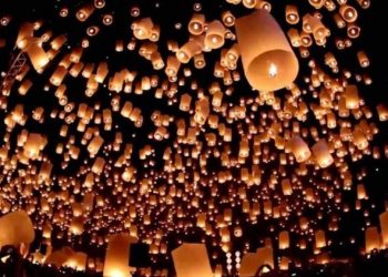 Perayaan Waisak 2022 di candi borobudur dilengkapi dengan pelepasan lampion