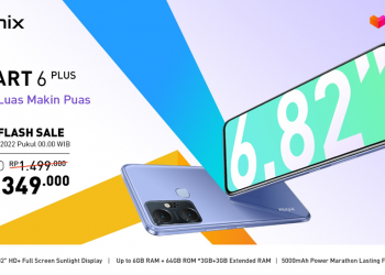 Infinix Smart 6 Plus, Smartphone Harga Sejutaan dengan Layar Lebar dan Baterai Besar Resmi Hadir di Lazada Indonesia