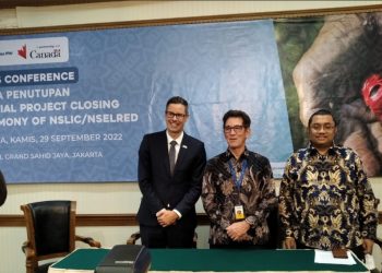 Perwakilan Kedutaan Besar Kanada untuk Indonesia dan Kementerian Perencanaan Pembangunan Nasional/Bappenas Mengumumkan Penutupan dan Diseminasi Proyek NSLIC/NSELRED