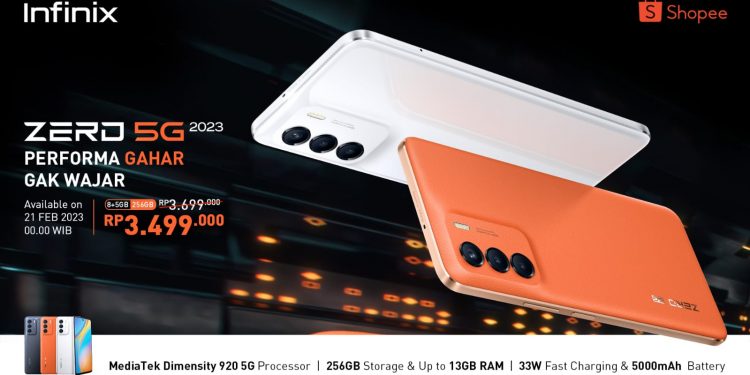 Resmi Meluncur dengan Chipset Dimensity 920, Infinix Zero 5G 2023 Si Performa Gahar Harga 3 Jutaan