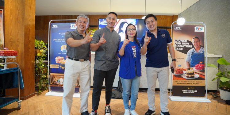 First Media Luncurkan Signature Cakes Kolaborasi Bersama Chef Yuda Bustara