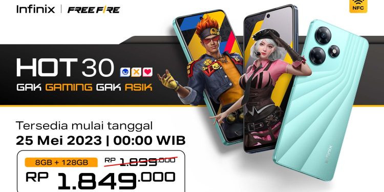 1,8 Jutaan Infinix Hot 30 Resmi Meluncur Hasil Kolaborasi Bersama Free Fire