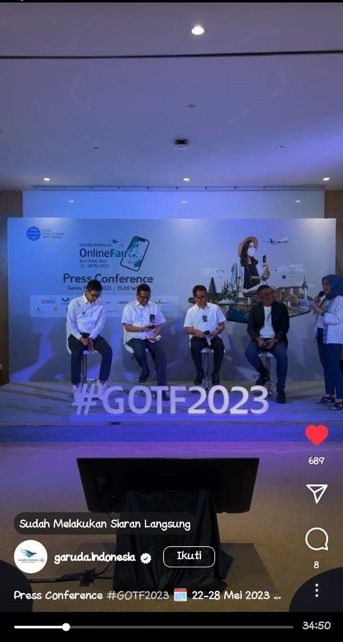 Garuda Indonesia Kembali Hadirkan GOTF 2023 - Teknostyle.id