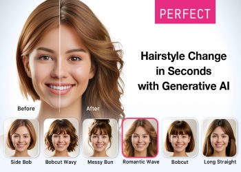 Cari Model Rambut yang Cocok Sebelum Potong? Coba Fitur Virtual Try-On Hairstyle berbasis Generative AI di Aplikasi YouCam Makeup dari Perfect Corp.!