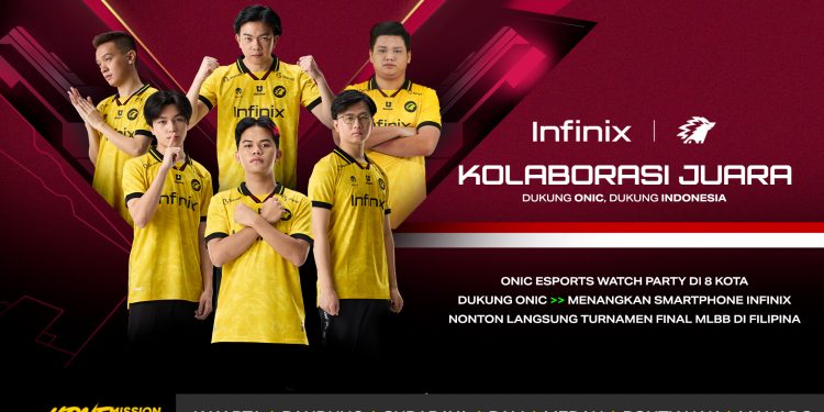 #KolaborasiJuara, Dukungan Infinix Bagi ONIC Esports Bawa Kemenangan Indonesia di Turnamen MLBB Tingkat Dunia 2023