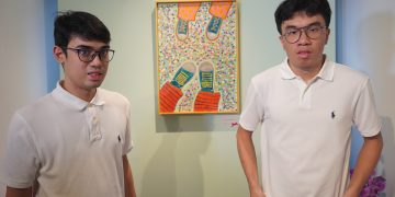 Kolaborasi Oliver dan Rayen dalam Pameran Lukisan Bertajuk “Be My Friend”