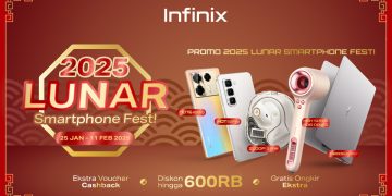 Sambut Tahun Baru Imlek, Infinix Hadirkan Diskon Cashback hingga Rp600 Ribu untuk Smartphone,  Laptop, dan IoT Infinix Terbaru