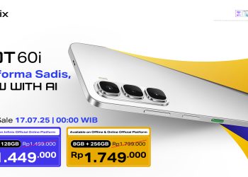 Infinix HOT 60i Resmi Meluncur! Smartphone Rp1 Jutaan dengan Fitur AI Kekinian, Performa Sadis!