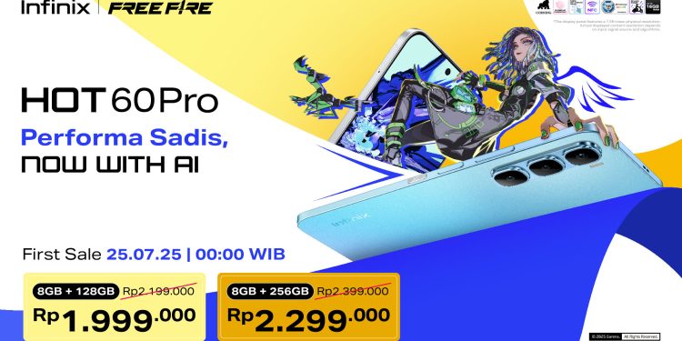 Infinix HOT 60 Pro Resmi Meluncur: Ramping, Sadis, dan Penuh Kecerdasan AI!