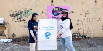 Shelter Indonesia Angkut 500 Kg Sampah di World Cleanup Day Surabaya